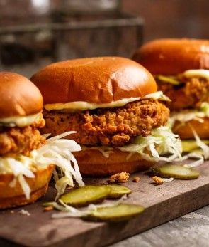 Chicken Burger with Fries