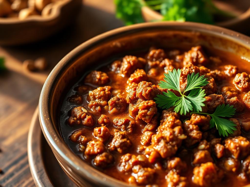 Keema with 1 Naan